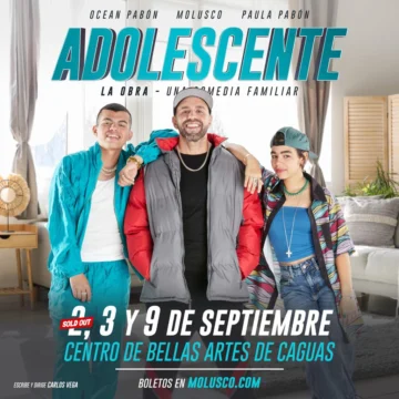 Molusco se presenta por primera vez en el teatro con sus hijos Molusco se presenta por primera vez en el teatro con sus hijos