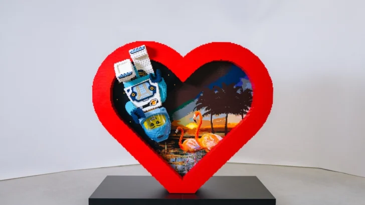 El gigante corazón de LEGOLAND Florida