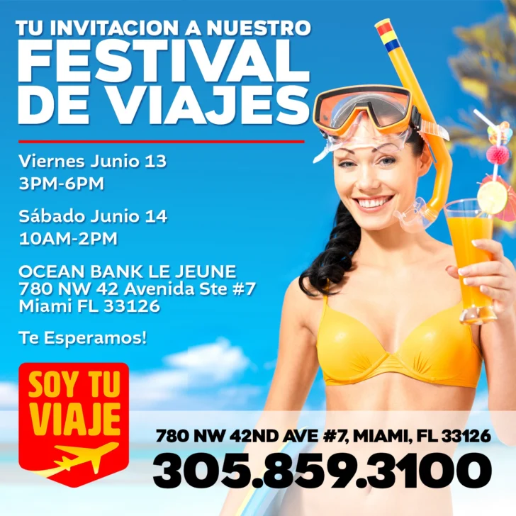 Anuncian Festival de Viajes para Ofertas de Verano