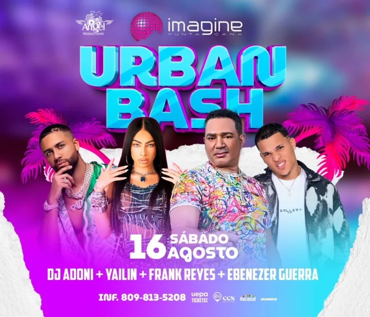 URBAN BASH 2025 llega a Punta Cana con un cartel de lujo este 16 de agosto