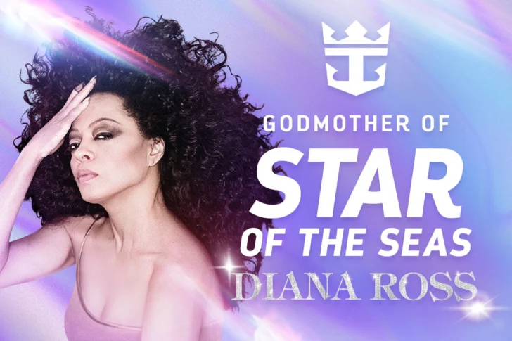Royal Caribbean anuncia a Diana Ross como madrina oficial de Star of the Seas 