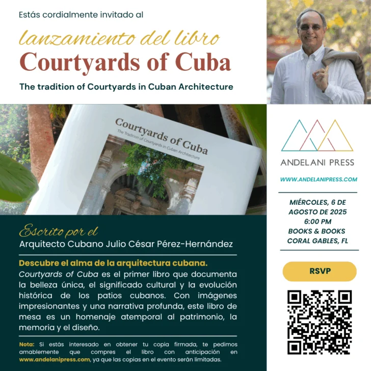 Julio César Pérez-Hernández presenta en Miami “Courtyards of Cuba”